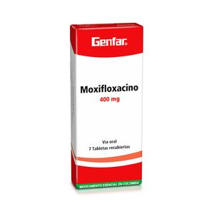 Moxifloxacino 400 Mg X 7 Tabl