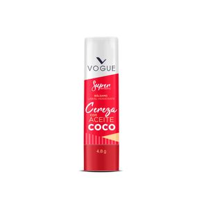 Balsamo Labial Hidratante Vogue Cereza Con Aceite Coco X 4.8 Gr