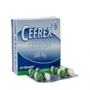 Cefrex Cefradina 500 Mg X 24 Cap