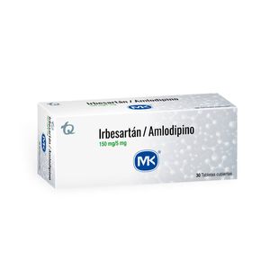 Irbesartan + Amlodipino 150/5 Mg X 30 Tabl