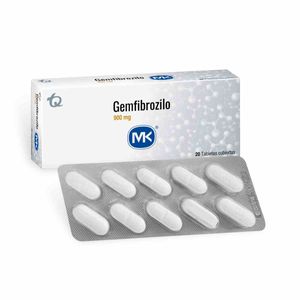 Gemfibrozilo 900 Mg X 20 Tabl