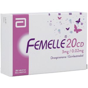 Femelle 20 Cd Drospirenona/etinilestradiol 3/0.02 Mg X 28 Tabl