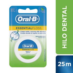 Seda Dental Oral B Cera Menta Estuche X 25 Mts