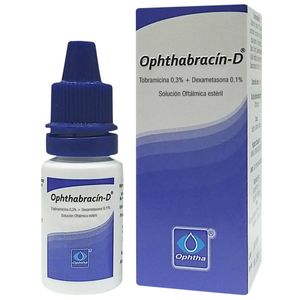 Ophthabracin-d Tobramicina/dexametasona 1/3 Mg Oftalmico X 5 Ml