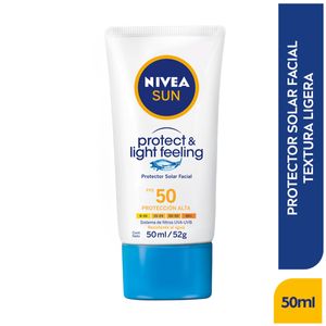 Protector Solar Nivea Sun Light Feeling Spf 50 X 50 Ml