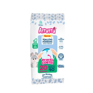 Toallas Humedas Arrurru Suavidad Y Humectacion X 20 Und