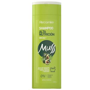 Shampoo Muss Alta Nutricion X 400 Ml