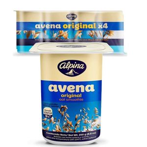 Avena Original Vaso X 250 Gr Pack X 4 Und