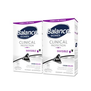Desodorante Balance Crema Women Clinical Invisible X 50 Gr 2 Und Precio Especial