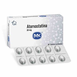 Atorvastatina 20 Mg X 30 Tabl