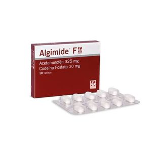 Algimide F Acetaminofen/codeina 325/30 Mg X 10 Tabl