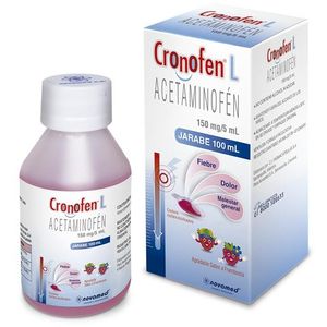 Cronofen L Acetaminofen 150 Mg Jarabe X 100 Ml
