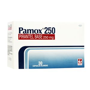Pamox Pamoato De Pirantel 250 Mg X 30 Cap