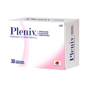 Pleniv Doxilamina/piridoxina 10/10 Mg X 30 Cap