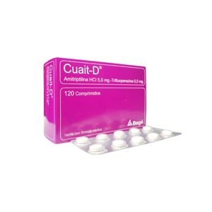 Cuait-d Amitriptilina/trifluoperazina 5/0.5 Mg X 120 Comp