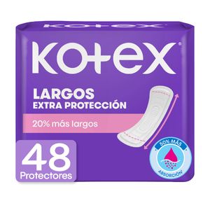 Protectores Diarios Kotex Largos X 48 Und