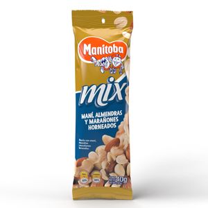 Manitoba Mix Mani Almendras Y Maranones Horneados X 40 Gr