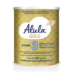 Alimento Lacteo Alula Gold 3 X 900 Gr