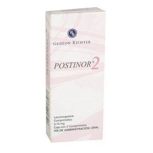 Postinor Levonorgestrel 0.75 Mg X 2 Tabl