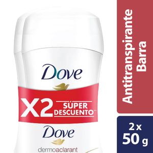 Desodorante Dove Barra Dermo Aclarant X 50 Ml X 2 P.esp