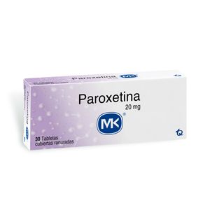 Paroxetina 20 Mg X 30 Tabl