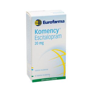 Komency Escitalopram 20 Mg X 30 Tabl