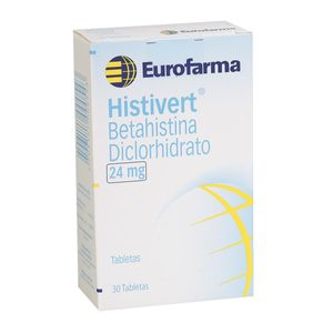 Histivert Betahistina 24 Mg X 30 Tabl