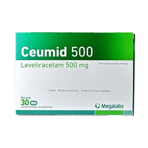 Ceumid Levetiracetam 500 Mg X 30 Comp