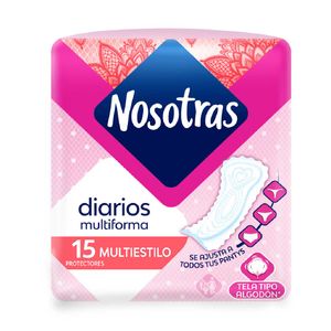 Protectores Diarios Nosotras Multiestilo X 15 Und