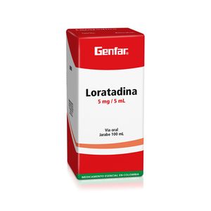 Loratadina 1 Mg/mg Jarabe X 100 Ml