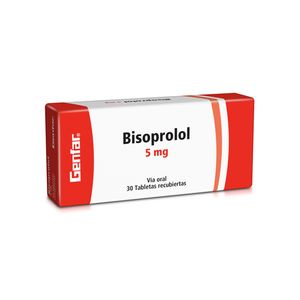 Bisoprolol 5 Mg X 30 Tabl