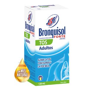 Bronquisol Tos Forte Adulto Dextrometorfano/guaifenesina X 120 Ml