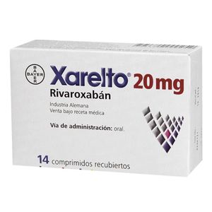 Xarelto Rivaroxaban 20 Mg X 14 Tabl