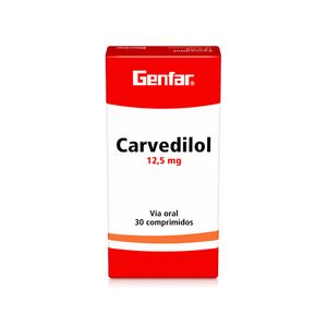 Carvedilol 12.5 Mg X 30 Tabl