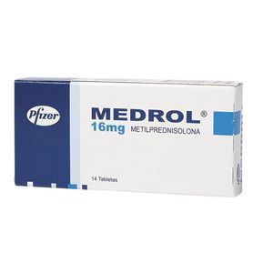 Medrol Metilprednisolona 16 Mg X 14 Tabl