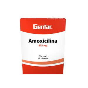 Amoxicilina 875 Mg X 14 Tabl