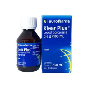 Klear Plus Levodropropizina 600 Mg Jarabe X 120 Ml