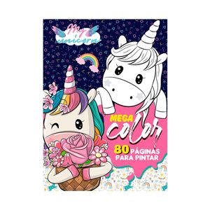 Libro Mega Color My Unicornio
