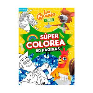 Libro Super Colorea La Granja De Zenon
