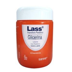 Lass Supositorio Glicerina Pediatrico X 50 Und