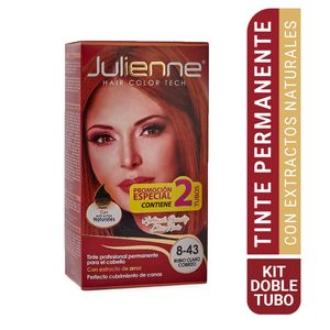 Tinte Julienne Estuche Doble Rubio Claro Cobrizo 8-43