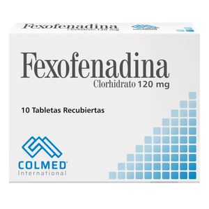 Fexofenadina 120 Mg X 10 Tabl