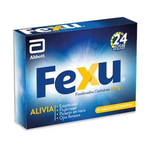 Fexu Fexofenadina 120 Mg X 10 Tabl