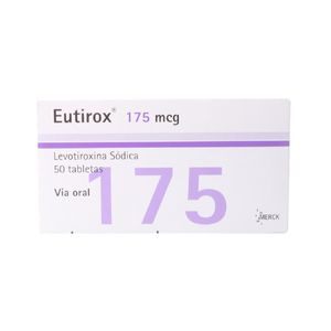 Eutirox Levotiroxina 175 Mcg X 50 Tabl