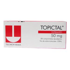 Topictal Topiramato 50 Mg X 28 Comp