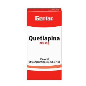 Quetiapina 200 Mg X 30 Tabl