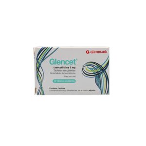 Glencet Levocetirizina 5 Mg X 10 Tab