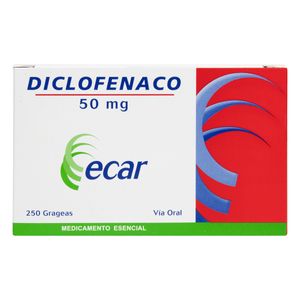 Diclofenaco 50 Mg X 250 Grageas
