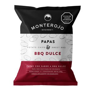 Papas Monterojo Bbq Dulce X 100 Gr