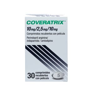 Coveratrix Perindopril/indapamida/amlodipino 10/2.5/10 Mg X 30 Tabl
